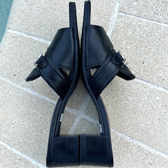 BRIGHTON KACEY Black Leathher Sandals Sz 7.5 NWT - Picture 9 of 12